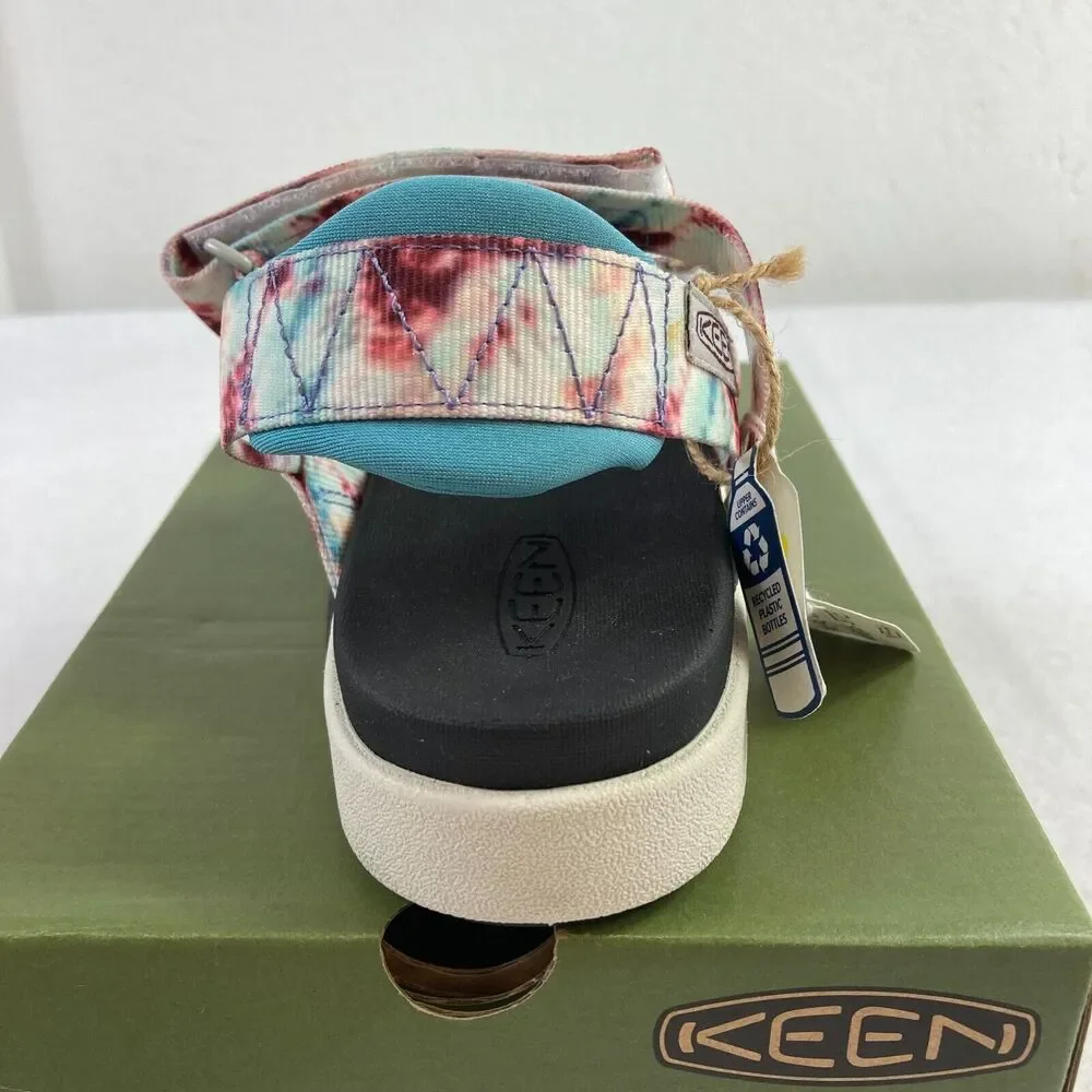 Keen Elle‎ Strappy Sandals Women's 6 Andorra Tie Dye Backstrap Casual Travel